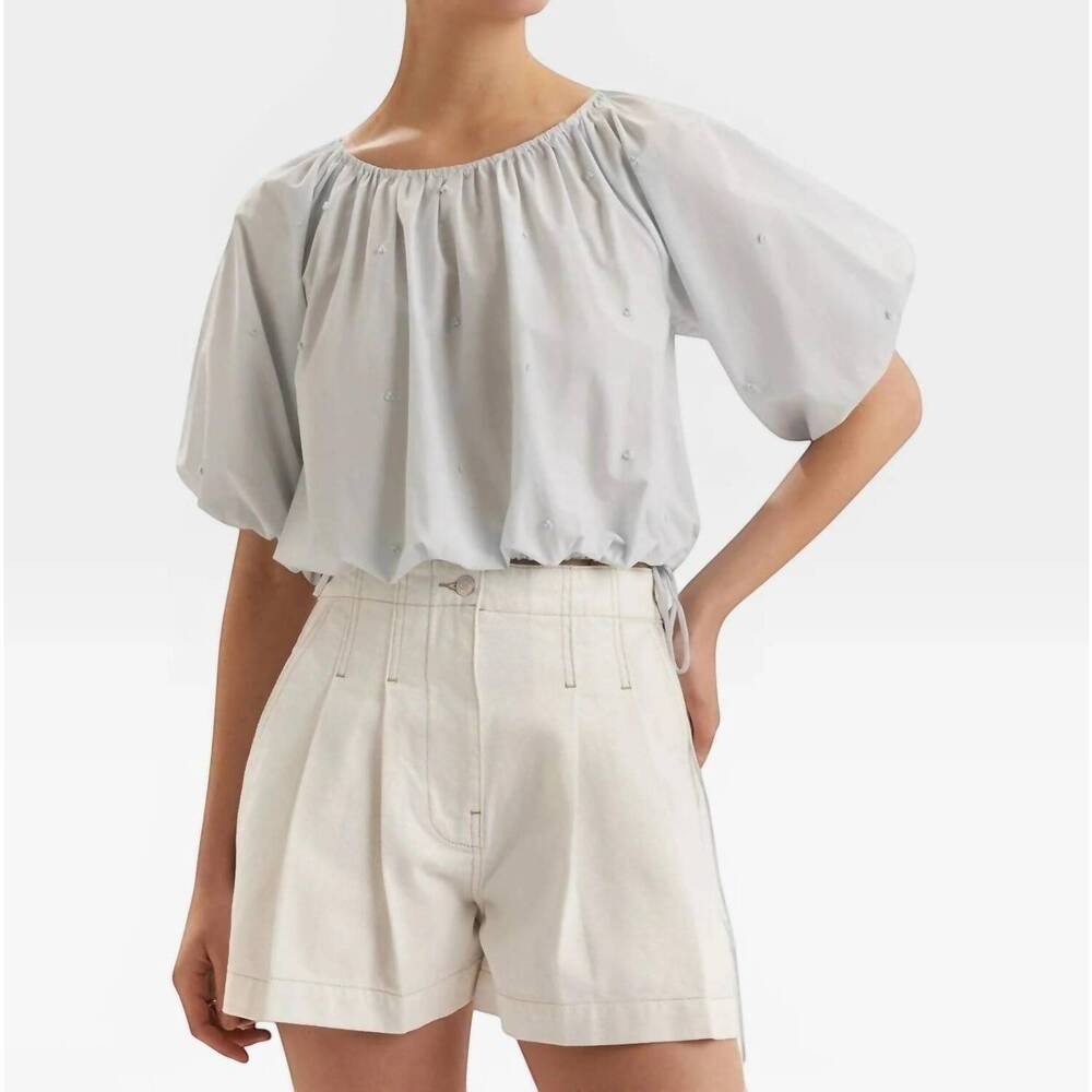 NEW MERLETTE lotus top in skye